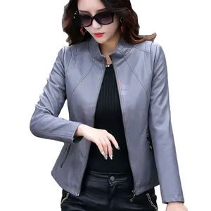 Chaqueta de cuero elegante para mujer hecha a medida de alta calidad a buen precio en diferentes colores disponibles en chaqueta de cuero para mujer