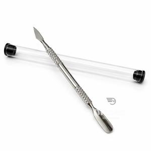 Pousse-cuticules double extrémité en acier inoxydable pour manucure et pédicure, outil de nettoyage et d'entretien des ongles, poignée antidérapante, résistant à la rouille, professionnel - Product Image 6