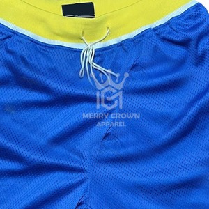 กางเกงขาสั้นบาสเก็ตบอลสไตล์ไฮสตรีทแบบ100% โพลีเอสเตอร์ทึบดีไซน์ใหม่ - Product Image 6