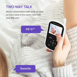 Cámara de Vigilancia para Bebés <span class=keywords><strong>HelloBaby</strong></span> con Pantalla de 3.2'', Visión Nocturna, PTZ/Wi-Fi, Aplicación Tuya, IP65 Impermeable, Alarma de Alimentación, Modo VOX/ECO - Product Image 4