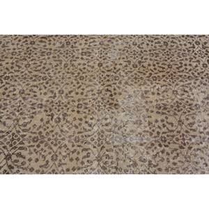 พรมตุรกีโบราณแบบทันสมัยขนาด4.7x7.4ฟุตสีเบจสีน้ำตาลคลาสสิกทรงสี่เหลี่ยมผืนผ้าเย็บปะติดปะต่อกันขนาดใหญ่ผ้าขนสัตว์โพลีเอสเตอร์วัสดุลาเท็กซ์ - Product Image 5