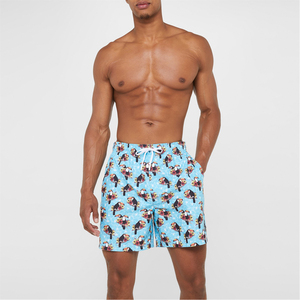 Short de maillot de bain durable et respirant motif solide imprimé par sublimation écologique et logo personnalisable pour un ajustement parfait - Product Image 3