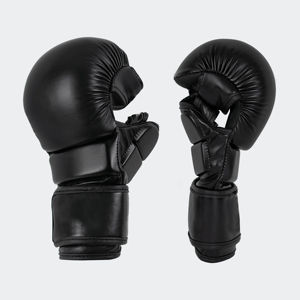 Gants de boxe MMA personnalisés en cuir véritable et cuir PU avec fermeture auto-agrippante, séchage rapide, respirants, couleur professionnelle - Product Image 6