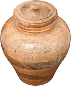 Urne commémorative avec couvercle sécurisé Urne de crémation en bois Art déco classique pour adultes Fournitures funéraires Urnes décoratives pour hommes et femmes - Product Image 3