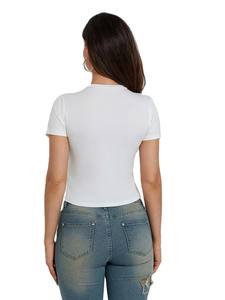 เซตเสื้อชั้นในออกกำลังกายของผู้หญิงเสื้อยืดครอป100% ผ้าฝ้ายยืดได้เสื้อครอปไซส์ใหญ่พิเศษดีไซน์ล่าสุด2025 - Product Image 2