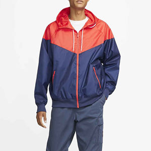 Dernier modèle de coupe-vent 2026 léger et personnalisé avec capuche pour homme – Veste coupe-vent sport en tissu résistant au vent - Product Image 3