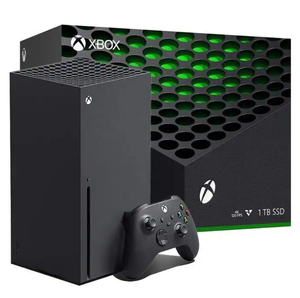 Consola Xbox Series X de 1 TB Negra con 2 Controles, 10 Juegos y Auriculares, Enchufe Europeo, Certificación CE, Garantía de 12 Meses, Uso Doméstico - Product Image 4