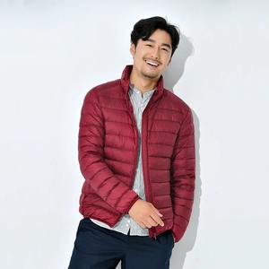 OEM personalizado a prueba de viento chaqueta de cuello de pie Puffer chaqueta de invierno de los hombres Pufferr chaqueta abajo abrigo de algodón es ligero - Product Image 3