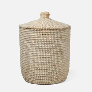 Panier en paille durable, tissage à la main, paniers en herbe marine, bacs, bac en herbe marine, décoration de la pièce, organisateur - Product Image 5
