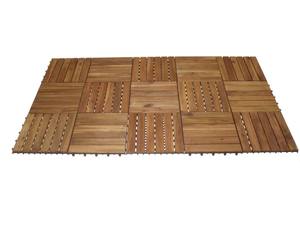 แผ่นกระเบื้องไม้กระถินการ์เด้น4แผ่น,กระเบื้องปูพื้นไม้ในเวียดนามพร้อมส่งกระเบื้องปูพื้น WPC - Product Image 6