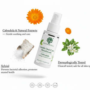Bain de bouche apaisant et doux 500ml, formule naturelle à base de plantes, sans alcool, marque privée OEM, Italie RedMoringa - Product Image 3