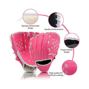 Guantes de Bateo de Béisbol y Sóftbol de Cuero Personalizables para la Posición de Receptor, para Niños, Jóvenes y Hombres, para Entrenamiento - Product Image 4