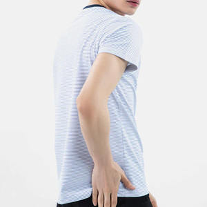 Vente en gros 100% T-shirt en coton pour hommes Prime Heavyweight 280GSM Jersey imprimé à motifs solides entièrement doublés - Product Image 3