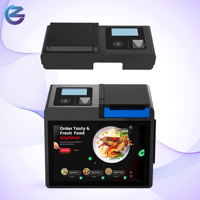 Z100 10.1 pouces + 2.8 pouces double écran tablette Android Smart POS Terminal imprimante thermique intégrée et Scanner systèmes de point de vente