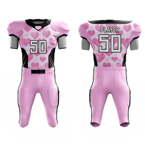 Uniformes de Fútbol Americano para Adultos 2025, Manga Corta, 100% Poliéster, Alta Calidad, Sublimación Cosida, Ropa de Entrenamiento - Product Image 1