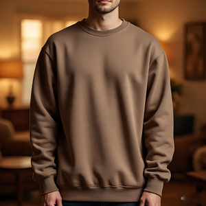 Sudaderas holgadas para hombre, jersey de lana de poliéster y algodón de alta calidad, sudaderas con cremallera de gran tamaño para hombre - Product Image 3