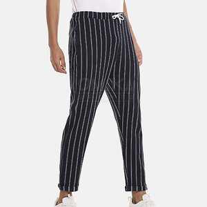 กางเกงวอร์มผ้าฝ้ายสำหรับผู้ชายเอวสูงทรงตรงน้ำหนักเบาแบบปรับแต่งได้สำหรับกีฬา - Product Image 1