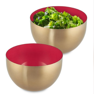 Juego de tres cuencos cuadrados modernos de acero inoxidable con detalles de bolas, cuencos de metal elegantes para aperitivos o condimentos - Product Image 2