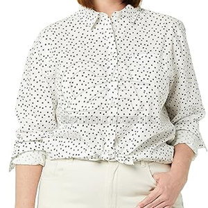 เสื้อเชิ้ตผู้หญิงสีพื้น แขนยาว ติดกระดุม เสื้อทำงานแบบเป็นทางการ เสื้อเชิ้ตผู้หญิงแบบคลาสสิก ติดกระดุม แขนยาว - Product Image 4