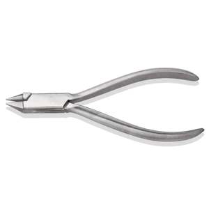 Weingart Reusable Angled Serrated Beak Pliers Dental Usage Metal Pliers Manual Power Source Silver Class I Padded Grip - Product Image 1