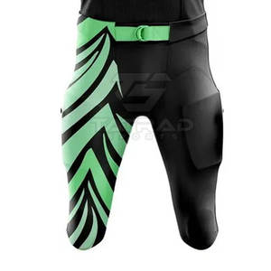 Nouvelle conception 2025, uniforme de football américain personnalisé 100% polyester, respirant, léger, ensembles pour hommes, manches courtes - Product Image 4