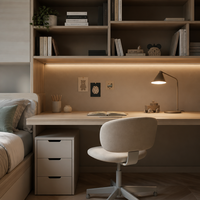 Ensemble de meubles modulaires pour enfants, lit tatami intégré, armoire, chambre à coucher et salle à manger modernes et personnalisés, écologiques et gain de place