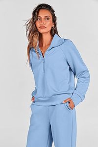 Conjunto Deportivo de Dos Piezas Ajustado de Alta Calidad para Mujer, Diseño Único, Traje para Sudar y Correr, Talla Grande, Ropa de Invierno - Product Image 6