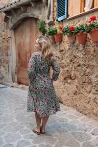 Vestido de Algodón Hecho a Mano Roselani, Algodón Puro, Moda Ética, Ropa de Verano - Product Image 6