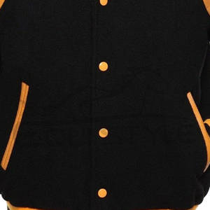 Veste universitaire en coton et polyester personnalisée Vêtements d'extérieur décontractés pour clubs et organisations Veste d'université classique à rayures - Product Image 5