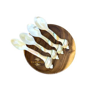 ช้อนเปลือกหอยรักษ์โลก ช้อนเปลือกหอยธรรมชาติสำหรับกาแฟ ชา และของหวาน - Product Image 6