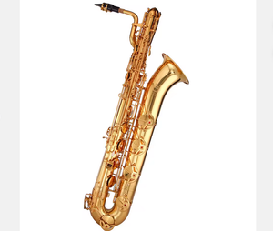 *Esperando la entrega* Saxofón Barítono, Instrumento de Viento de Madera con Lacado Dorado - Product Image 1