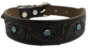 Collar de Cuero de Diseño de Lujo para Perro, Talla Grande, Patrón Sólido, Acolchado, Cierre de Gancho y Bucle, Proveedor Indio, Mejor Precio - Product Image 4