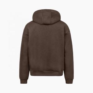 Pull à capuche en éponge française surdimensionné sans ficelle pour hommes taille XS printemps bouffée impression vêtements en tissu polaire vente en gros - Product Image 4