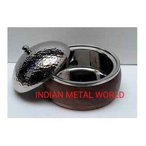 Plato de servicio de hierro y acero, plato redondo de calidad Superior, venta al por mayor - Product Image 3