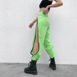 Pantalon en polaire de haute qualité pour femmes, polyester/coton, taille élastique, décontracté, uni, avec plusieurs poches, respirant - Product Image 4