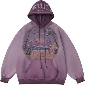 Sweat-shirts Y2k à imprimé flou, sweat-shirt à capuche surdimensionné, pull à capuche - Product Image 3