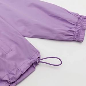 Veste coupe-vent légère et respirante imperméable à fermeture éclair pour les activités de plein air au printemps et en automne, col montant - Product Image 5