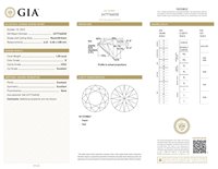 Diamants naturels de qualité supérieure, 1,00 ct, taille brillant ronde, clarté VVS2, couleur D, certifiés GIA, diamants solitaires à prix réduit
