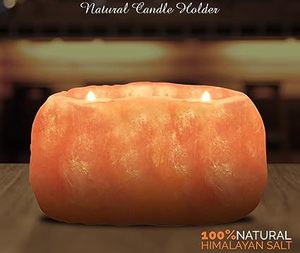 Portavelas de dos agujeros de forma natural curvada rectangular del Himalaya, portavelas de bajo precio, distribuidor mayorista - Product Image 3