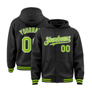 Veste universitaire Graffiti en laine pour hommes à la mode Style High Street avec col rabattu et décoration de patch brodé - Product Image 4