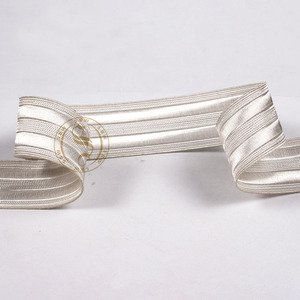 ลูกไม้ไมลาร์ถักเปียสีเงินและสีทองลูกไม้ถักเปียสำหรับพิธีการ - Product Image 4