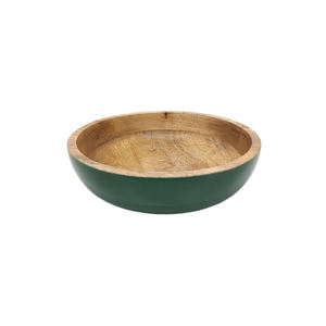 ชามเสิร์ฟอาหารทรงกลมทำจากไม้ดีไซน์ทันสมัยทำจากธรรมชาติสำหรับโต๊ะอาหารในครัวและของว่าง - Product Image 4