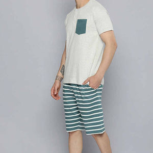 Conjunto Completo de Camisetas y Pantalones Cortos para Hombre, Conjunto Informal de 2 Piezas de Manga Corta, Camiseta de Chándal y Pantalones Cortos - Product Image 3