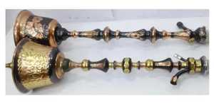 Juego de Jarrones Altos de Vidrio y Latón de Lujo Farida, Enfriadores de Hielo Únicos para Negocios, Venta Caliente, Cachimbas Lacadas al por Mayor - Product Image 4