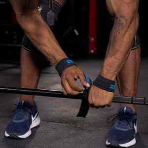 Factory Sale Adjustable Customized <b>Straps</b> Belt Strength Training Wrist Weight Lifting Cotton Weight Lifting <b>Straps</b> for Gym Use - Product Image 2