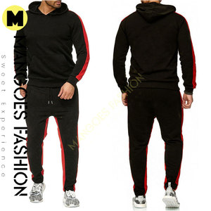 Chándal con Capucha para Hombre, Talla Grande, 100% Algodón, Informal, de Forro Polar, Transpirable, para Invierno, Color Sólido, Venta al Por Mayor Personalizada - Product Image 2