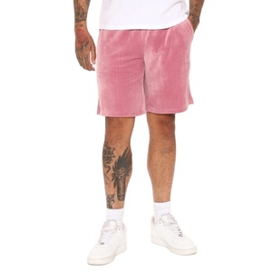 Ropa deportiva de hombre de alta calidad, pantalones cortos deportivos de lana de terciopelo con diseño ligero, pantalones cortos de terciopelo transpirables superiores - Product Image 2