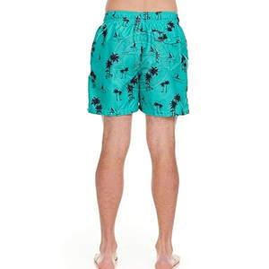 กางเกงว่ายน้ำผู้ชายสีพื้นลำลอง ผ้าฝ้าย 100% ระบายอากาศ แห้งเร็ว ปรับแต่งได้ สไตล์สตรีท ขายส่ง - Product Image 4