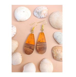 Manufacturer And Exporter Epoxy Resin <b>Earring</b> <b>Top</b> Quality Handmade Best Product for Engagement Anniversary Resin <b>Earring</b> - Product Image 3