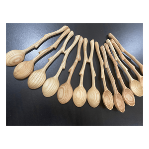 Cuillères en bois artisanales durables et parfaites pour votre cuisine et votre restaurant rentables - Product Image 4